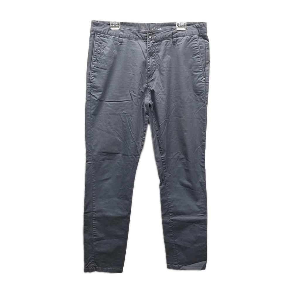 Vuori Meta Pant Mens 34 Charcoal Grey Slim Tapered Stretch Chino V433
